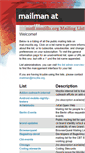 Mobile Screenshot of mail.mozilla.org