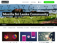 Tablet Screenshot of mozilla.lk