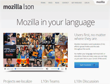 Tablet Screenshot of l10n.mozilla.org