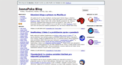 Desktop Screenshot of jasnapakablog.mozilla.cz