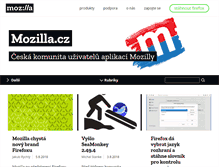 Tablet Screenshot of mozilla.cz