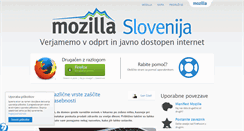 Desktop Screenshot of mozilla.si