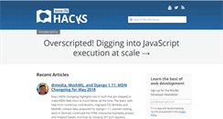 Desktop Screenshot of hacks.mozilla.org
