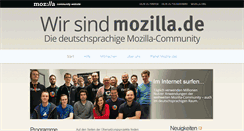 Desktop Screenshot of mozilla.de