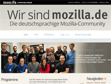 Tablet Screenshot of mozilla.de